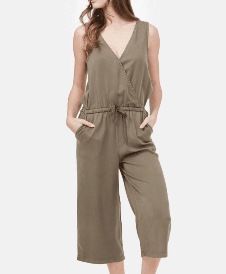 Safari Maisha Strappy Jumpsuit Cover-Up - Mustard / Black  Print main image 0